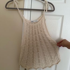 ZARA crochet top!